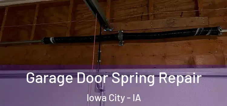  Garage Door Spring Repair Iowa City - IA
