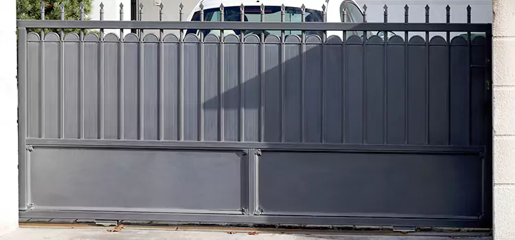 Metal Driveway Gate Installation Iowa City